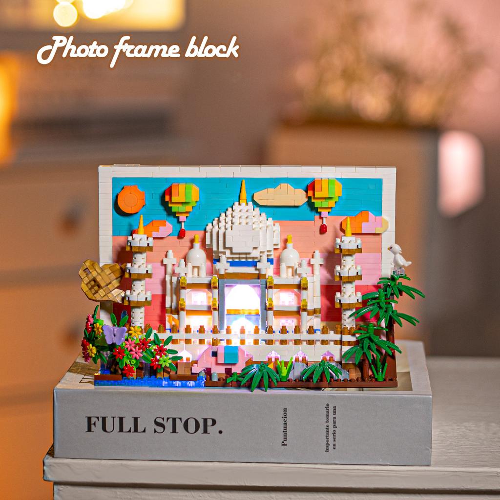 Architecture Micro Bricks Construction Set Adult Building Blocks Toys For Children Girl 6 Year Gift Mini Blocks Construction Set