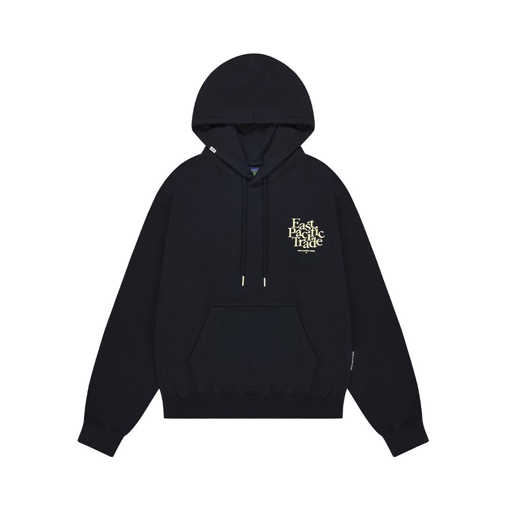 Serif Logo Hoodie (Navy)