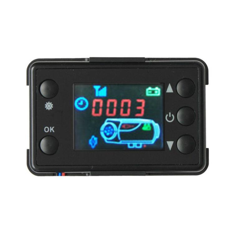Universal 12V/24V Air Heater Parking Heater Controller Kit LCD Monitor Switch+Remote Control For Car Track Diesels Air Heater