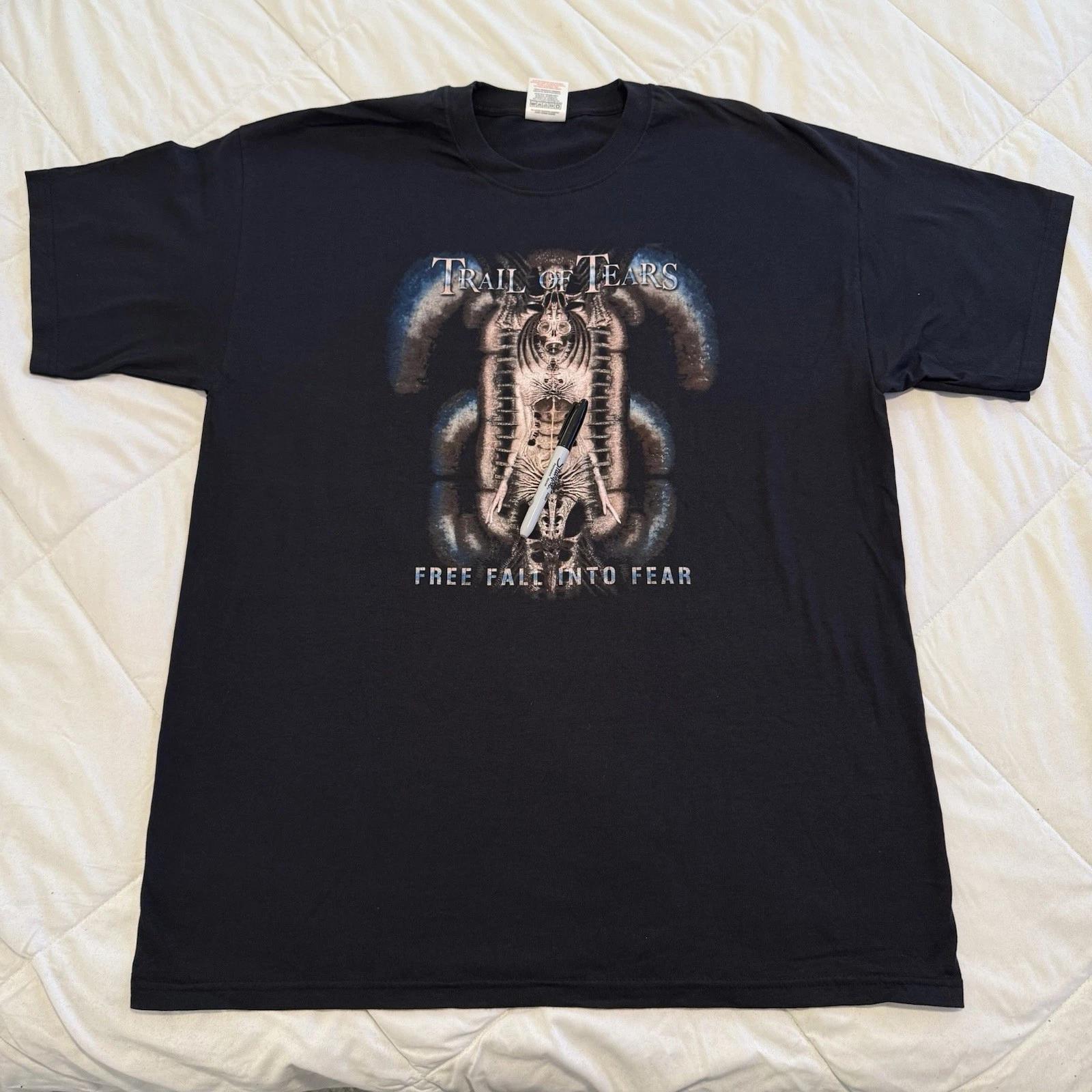 TRAIL OF TEARS Free Fall Into Fear Shirt XL, Saturnus, Katatonia,Swallow The Sun 2XL