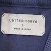 UNITED TOKYO made in Japan Langarmpullover 1 Blaustrick Damen Gebraucht