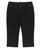 Podeowedeo Shirred Capri Pants (Black)