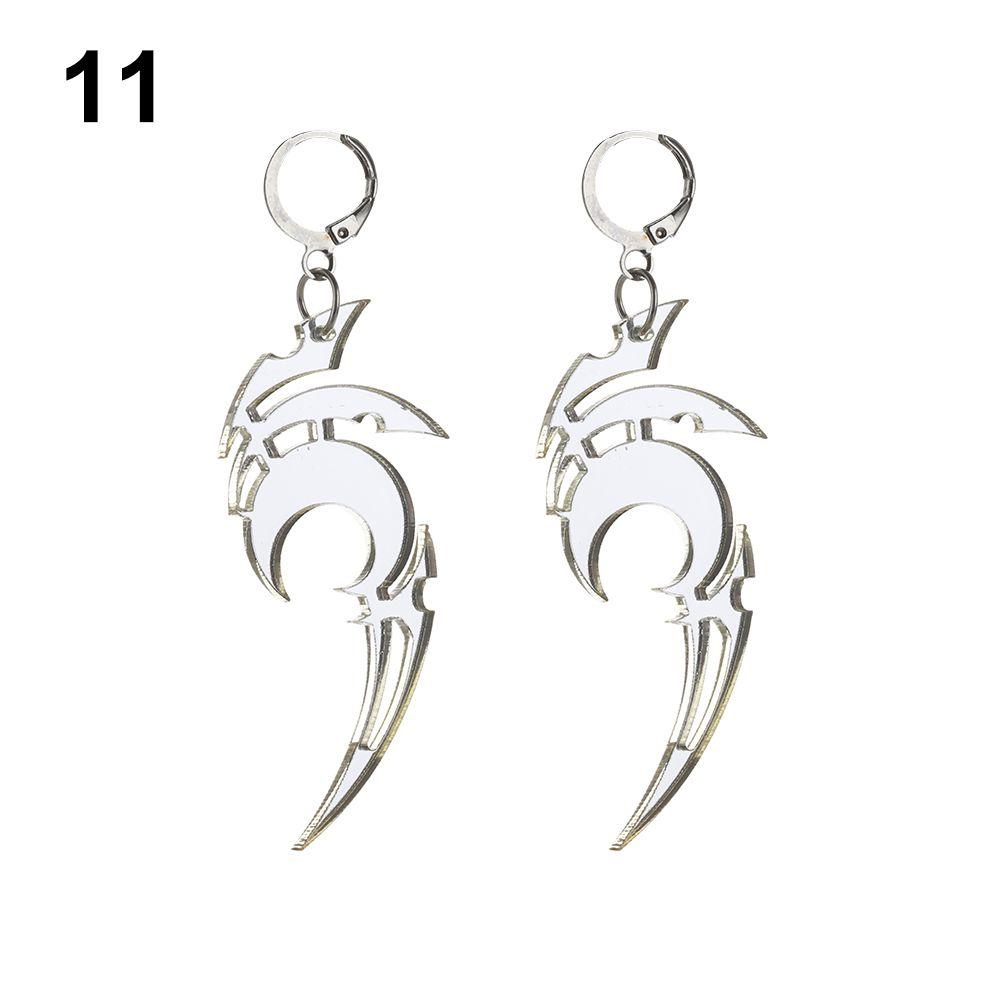 Suprafață Oglindă Bijuterii Streetwear Cool Cercei Dragon Totem Darts Cercei Hoop Model Dragon