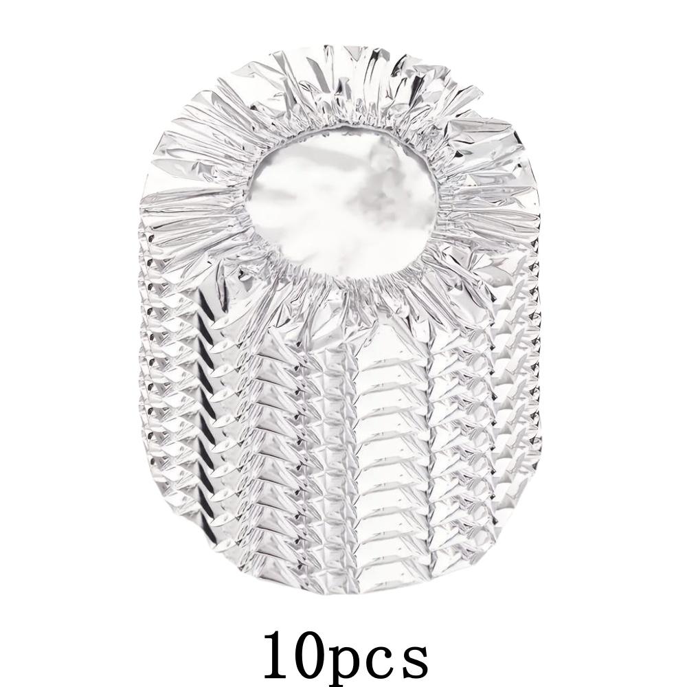 10/100 Stück Aluminiumfolienabdeckung Hitzebeständige Isolierabdeckung für Schüsseln Teller Warmhalten von Speisen Frischhaltefolie Küchenlebensmittelqualität