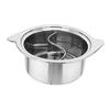 Shabu Shabu Divider Hot Pot Gas Stockpot Cooking Pot for Kitchen Travel