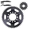 Sprocket Set Rear Chain Drive Driven Gear TW200E TW225E TW125 2JL DG07J DG09J Drivetrain Repair Replacement Maintenance Compatible Parts with 2