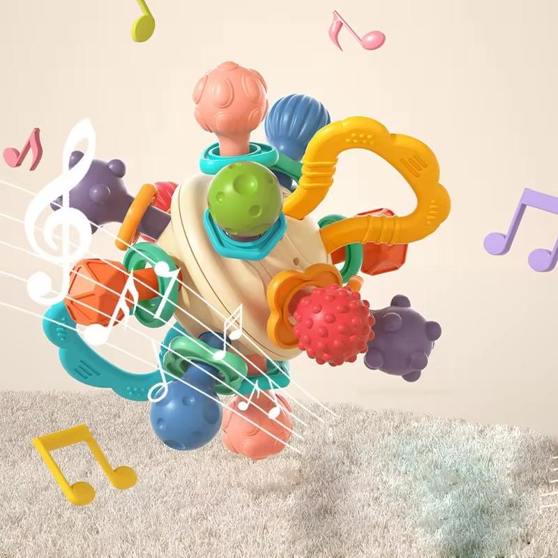 Baby Rattles Toy Newborn Infant Grab Mobile Shake Rattle Bed Bell Toys Sensory Development Educational Toys for Baby 0 12 Months