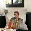 COOL good omens new Group-pp  Pillow Case Square Double-Sided Sofa Cushion Cover Bedroom Bedside Pillow