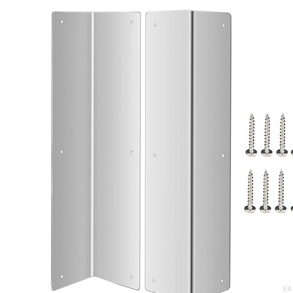 2 Pieces Metal Wall Corner Cover Durability Heavy Duty Easy Installation for School Household
