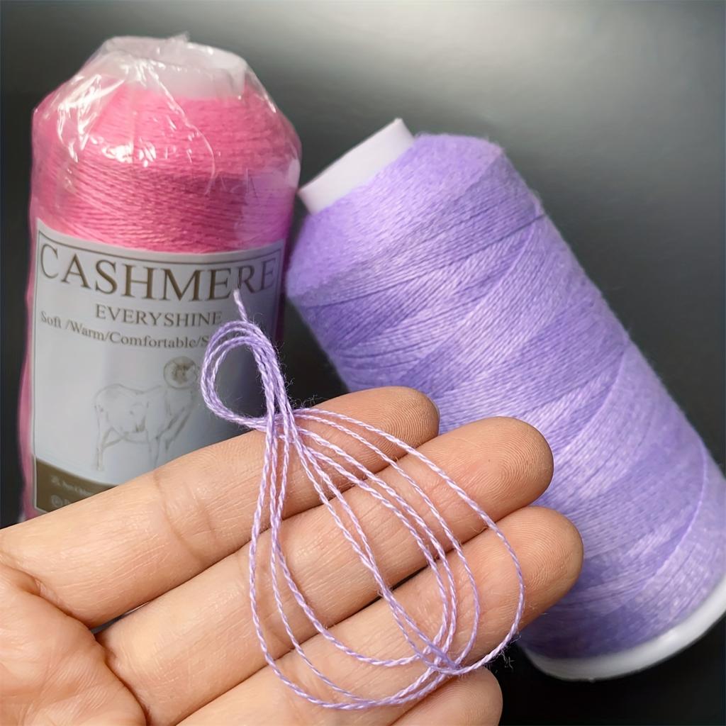6pcs Luxury Cashmere Blend Yarn for Vests Worsted Weight Bundle (600g) - Machine Washable Multi-Color Knitting Crochet Yarn for Tops DIY Projects
