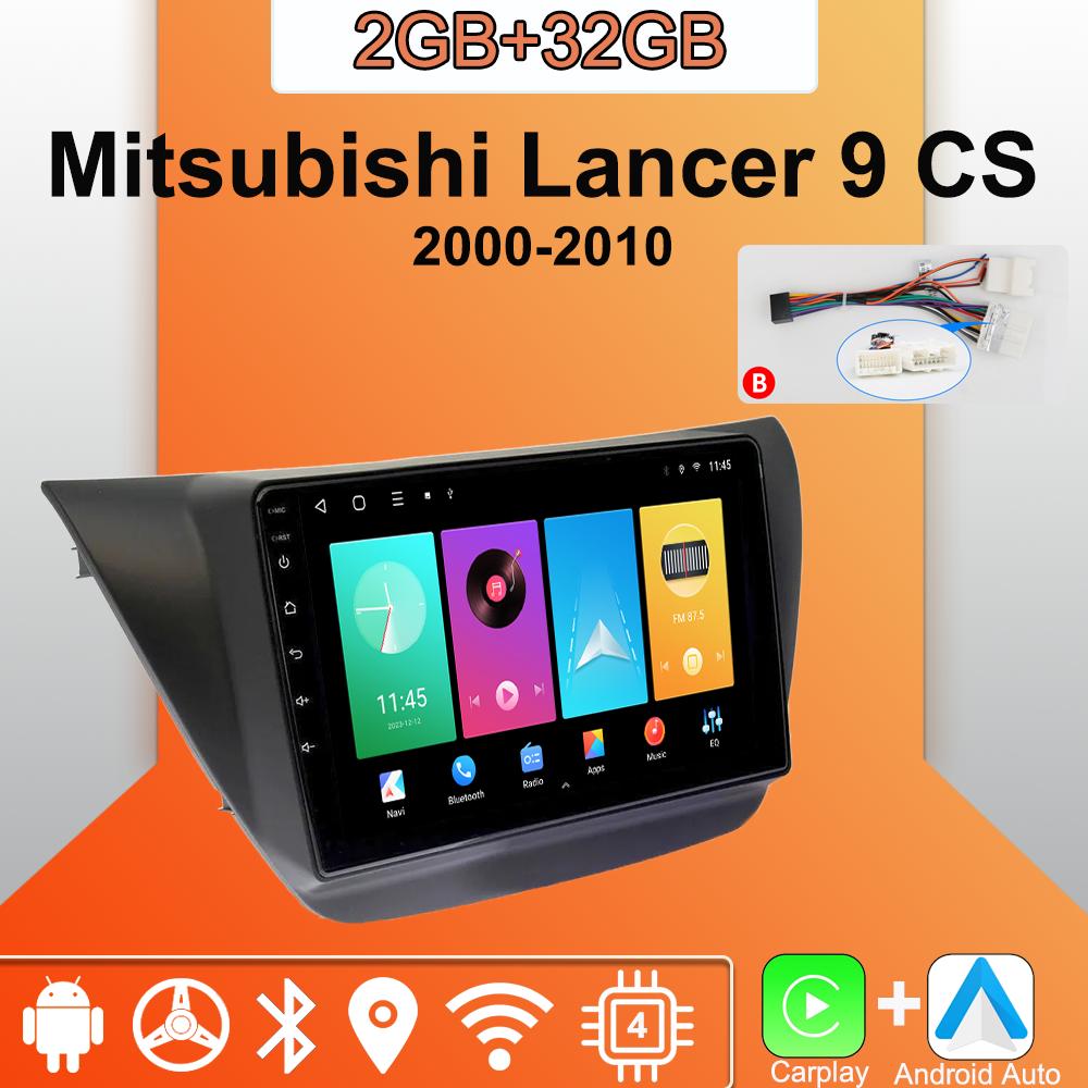 Android Carplay Car Radio For Mitsubishi Lancer 9 CS 2000-2010 Multimedia Player Head Unit Stereo GPS Navigation BT WIFI 2+32GB