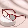 Vitage Cat Eye Color Changing Myopia Glasses Fashionable Ultra Light Anti Blue Light Eyewear  Stylish Women Minus Sight Glasses