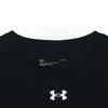 Under Armour Logo Print Crew Neck Fitted Straight-Cut Short Sleeve T-Shirt Unisex Tops Black 21500539-001
