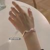Minimalist ins irregular bracelet women's cold wind niche design advanced sense Mobius ring personalized bracelet