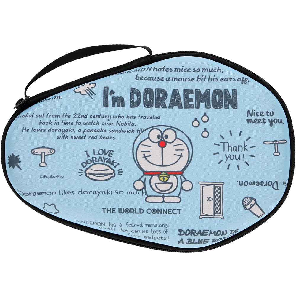 World DORAEMON Table Tennis Racket Case EV005 Pastel Blue [The Connect] I'm
