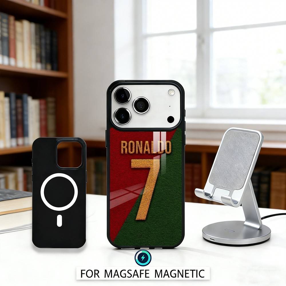 C-Cool C-Cristiano R-Ronaldo 7 Phone Case For iPhone17,16,15,14,13,12,Pro,Max,Magnetic For Magsafe Wireless Charging iPhone11PROMAX