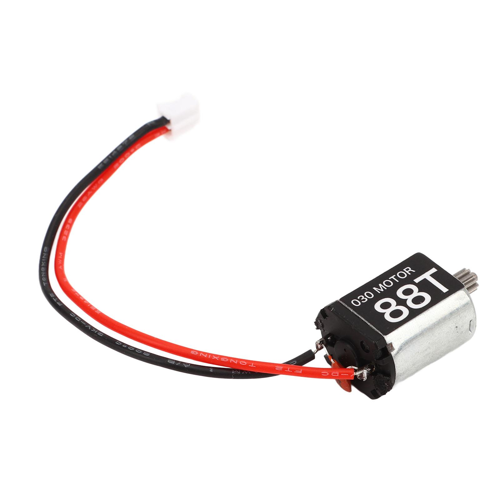 

030 88T RC Carbon Brushed Motor Replacement RC Motor Repair Part with Gears for AXIAL SCX24 124 RC