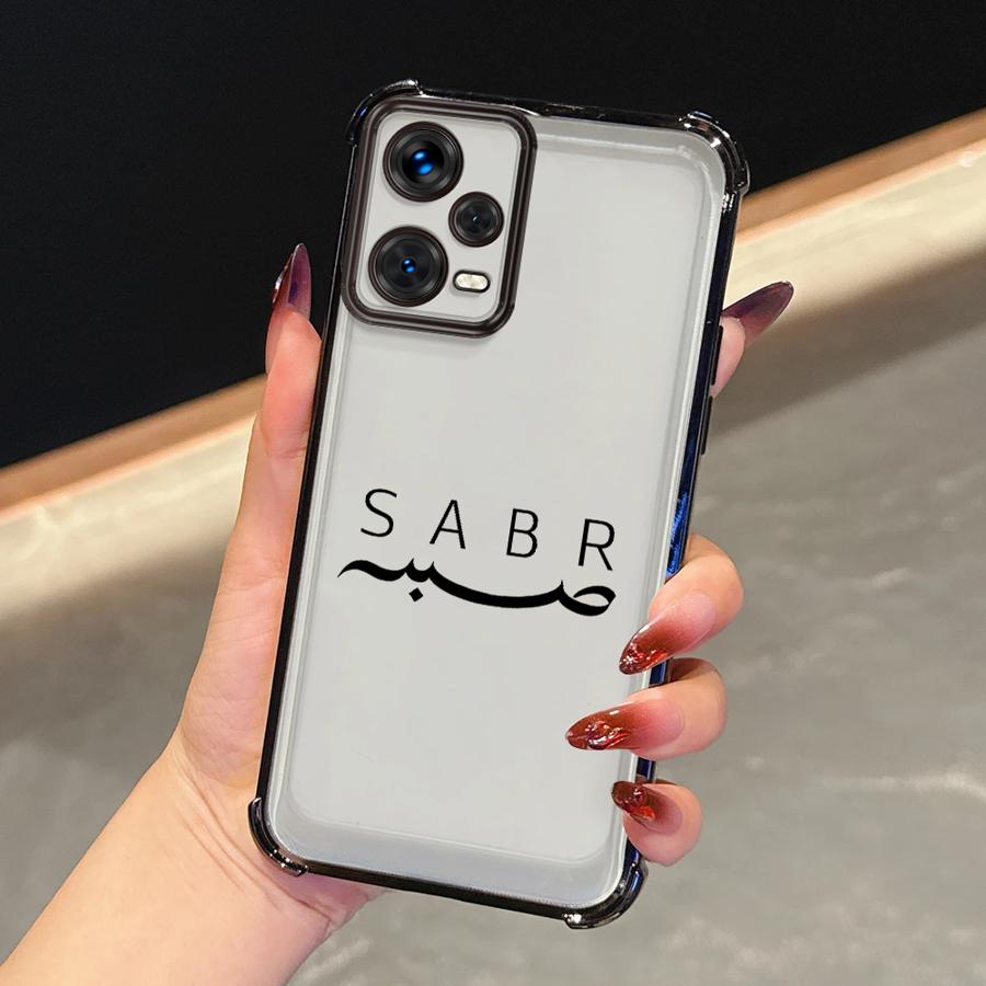 

Clear Cover Phone Case for Xiaomi Redmi Note 11s 14 Pro Plus 10s 10 Lite 9S 11 12 13 10 Pro Sabr Patence Redmi Note 12 Pro 4G
