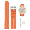20mm Watch Band for Omega Omega and Swatch Rubber 20mm Silicone Waterproof and Sweatproof X, Swatch, MoonSwatch, Band, Band, Omega, Speedmaster,