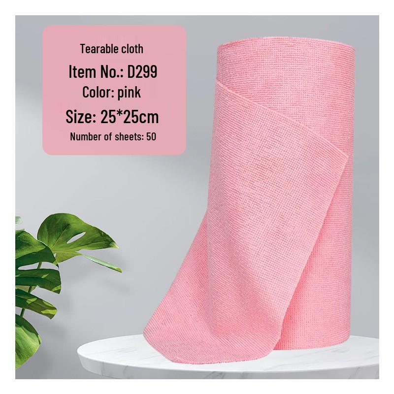 Multi-Functional Disposable Kitchen Cloth: Tear-Off, Wet & Dry, Absorbent Scouring Pad for Easy Cleaning
