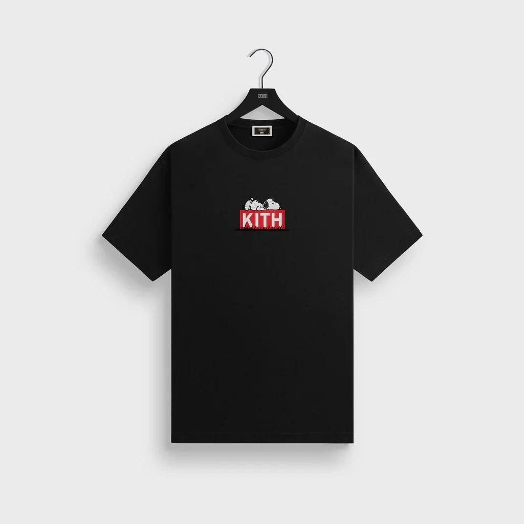 Kith for Peanuts Doghouse Classic Logo Tee Black L
