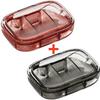Travel Pill Storage Case Mini Waterproof Medicine Organizer with Separate Compartments for Home Office Outdoor and Vacation Use