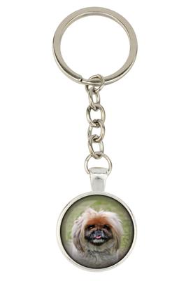 Pekingese, Pekinese, Peke - Keychain with Your Photo, Key Decoration, Bag Pendant from Brand