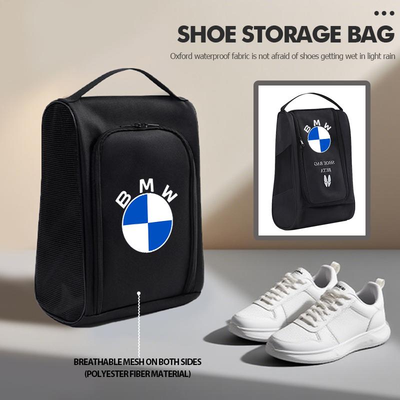 hksh5 Car Sneaker Organizers Travel Shoe Bag Storage Accessories For BMW M Sport M2 M3 M4 M5 M6 E46 E90 E60 F10 F20 E87 X3 X6