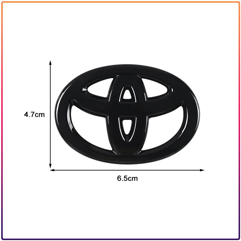 1Pcs Car Steering Wheel Emblem Badge Decal Sticker Auto Styling Decor Fit For Toyota Fortuner Chr Verso Prius Hiace Yaris Trd Corolla