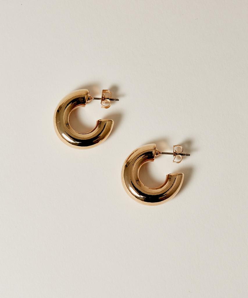 Novice Tokyo Chunky Hoop Pierce / Gold