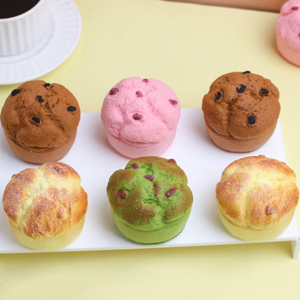 Slow Rebound Simulation Bread Squeeze Toy Food Shape Sensory Fidget Toy Birthday Gift