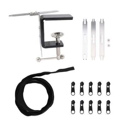 Zipper Pull Tool Professional Efficient Stainless Steel Double Ends Quick Zipper Jig Sliders for