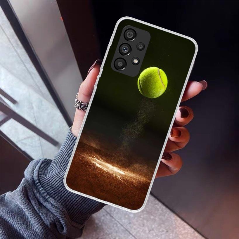 Tennis Sport Phone Case For Samsung Galaxy A12 A52S A42 A32 A22 A51 A50 Note 20 Ultra 10 S10 Plus A71 A70 A31 A30 A10S Galaxy A1