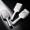 Electroplated Silver Massage Comb with Folding Mirror and Anti-Static Air Cushion – Student Girl Ins Style