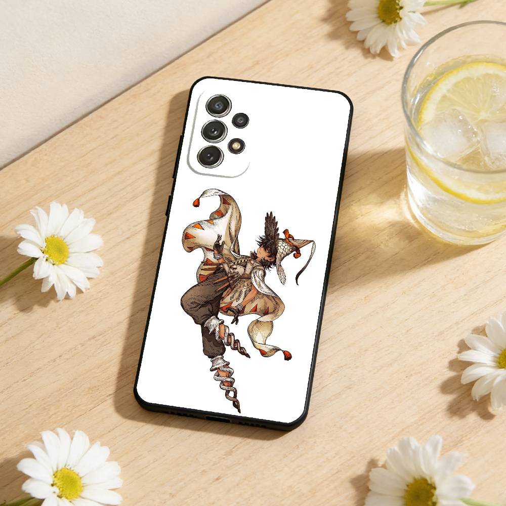 W-Witch hat atelier Phone Case For Samsung S26,S25,S24,S21,S22,S23,S30,Ultra,S20,Plus,Soft Black Shell