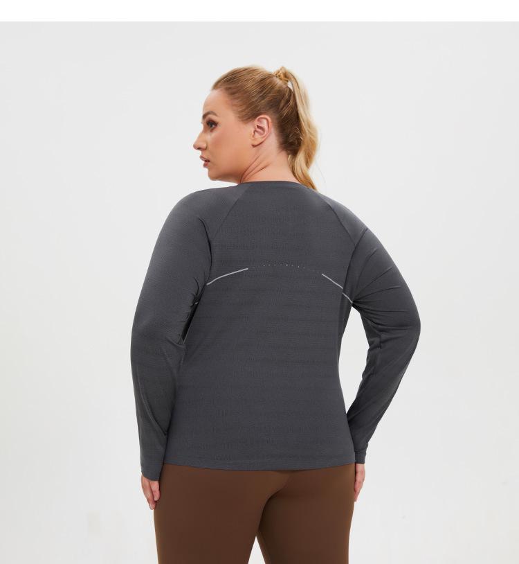 Plus Size Geometric Print Breathable Cycling & Yoga Sportswear for Women