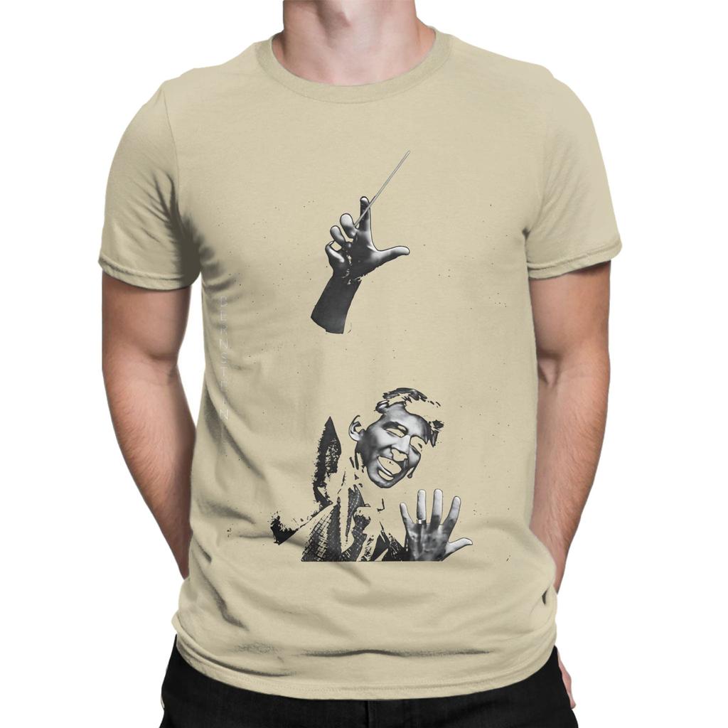 lLeonard bBernstein poster Novelty 100 Cotton TShirt lLeonard bBernstein Tees Tops For Unisex