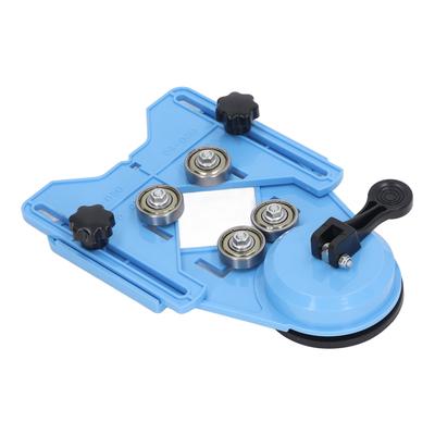 Blue Hole Drill Guide Locator with Suction Cup Drill Bit Hole Saw Guide Jig for Marble Tile Glass