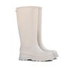 Fashion classic rain shoes women's high rain boots rainy day outdoor travel thickened non-slip waterproof shoes women's rubber shoes British boots