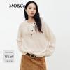 MO&Co. Women's V-Neck Loose Fit Sweater