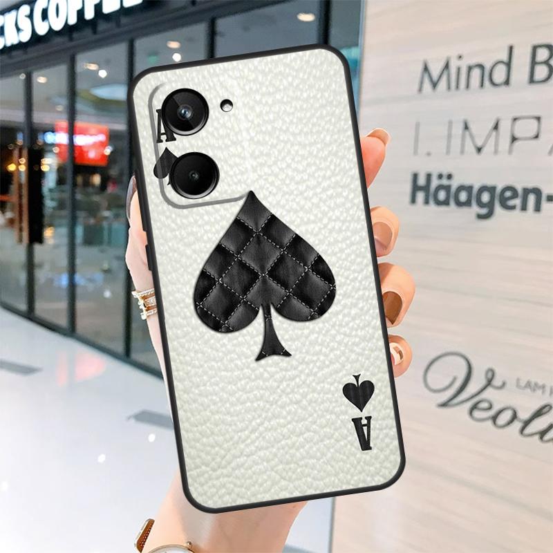 Ace of Spades Case For Realme 15 14 13 12 11 Pro Plus GT6 GT7 Pro C55 C51 C35 C53 C61 C65 C67 C63 C71 C75