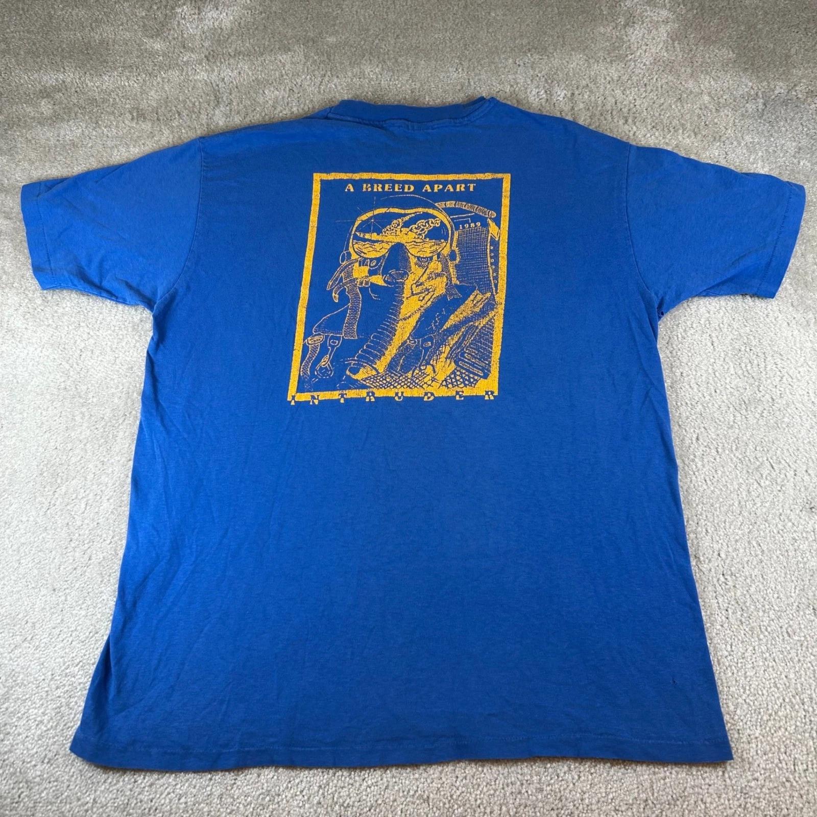 

Vintage Intruder Ball 1989 A Breed Apart T-shirt Men s XL Pilot Graphic Tee USA L