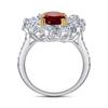 Lindon Classic 925 Sterling Silver Zircon Ring Ladies Jewelry Wedding Promise Party Gift