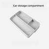 Center Console Lower Storage Box For Leapmotor B10 2025 2026 Silicone Organizer Tray Stowing Tidying Car Interior Accessories
