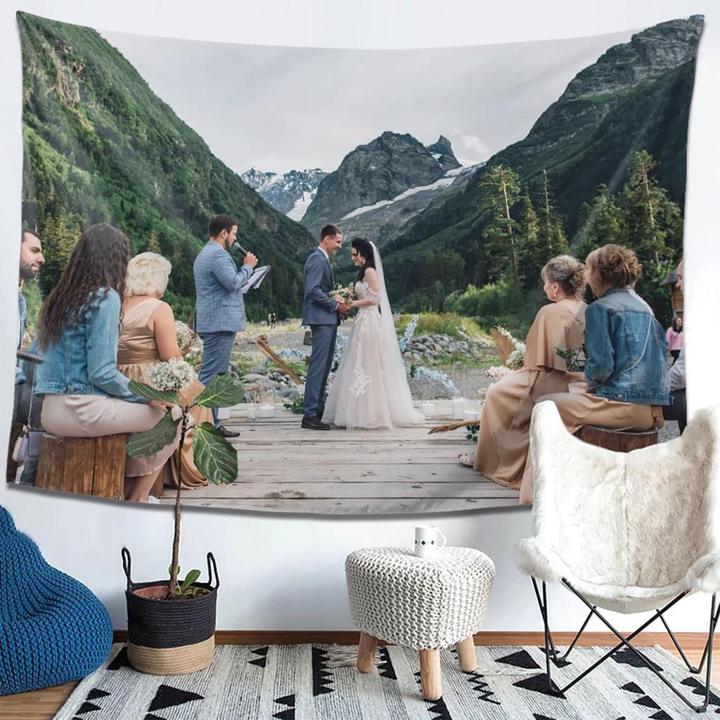Custom DIY Pattern Creative Tapestry - Wall Hanging for Living Room or Bedroom Decoration