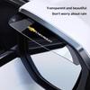 2Pcs Car Rearview Mirror Rain Eyebrow Rainproof Shield For Chevrolet Corvette Montana TrailBlazer Silverado Traverse Camaro Bolt