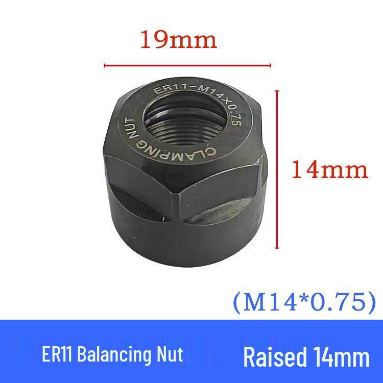 ER11A Collet Holder Spindle Motor for Engraving Machine - Elastic Tool Chuck & Nut Cap Accessory