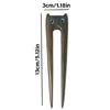 Unique Hairpin Cats Shape Headpiece Elegant Hair Stick Wood Texture Hair Styling Accessory Hair Jewelry for Any Occasion