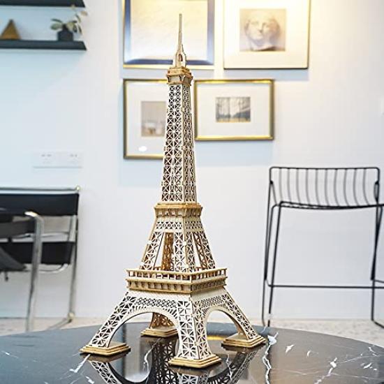 Tsukurun 3D Wood Puzzle TG501 Eiffel Tower Instructions Desu® (Japanese Included)