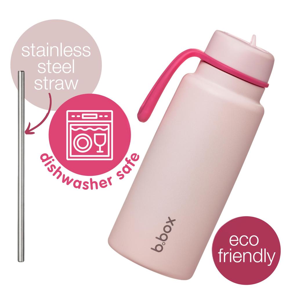 Water Bottle Drink Bottle 1L Flip Top Bottle Pinkparadise Pink Paradise B.box [Genuine Product]